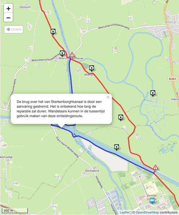 pieterpad law9 wandelen routeinformatie