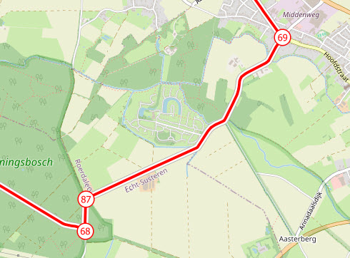 kaart 18 knooppunt 87